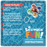 So Much Fun! Mini Memory Game Keychain - 6/Display