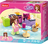 Girl's Dream Apartment Home Building Brick Display Set