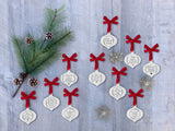 🎄LCP Ornament Doodle Teachers Ribbon Hang