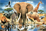 World's Smallest Jigsaw Puzzle - African Oasis