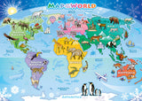 World Map (tray) 35pc puzzle