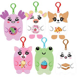 Plushie Bites Soft Plush Keychain Assortment - 12/Display