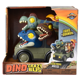 (T) DINOSAUR SCHOOL BUS WITH LIGHTS AND SOUND