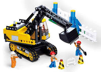 Construction Traxcavator Building Brick Kit (614 Pcs)