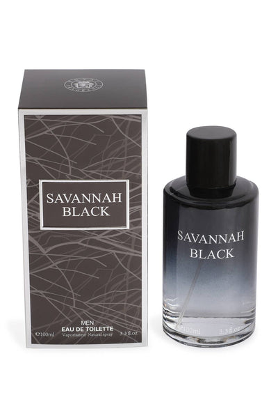 Savannah Black Natural Spray Cologne for Men