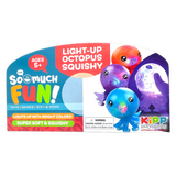 So Much Fun! Squishy Light Up Octopus Boxed Toy - 12/Display