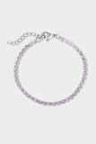 Stainless Steel Birthstone Tennis Bracelet