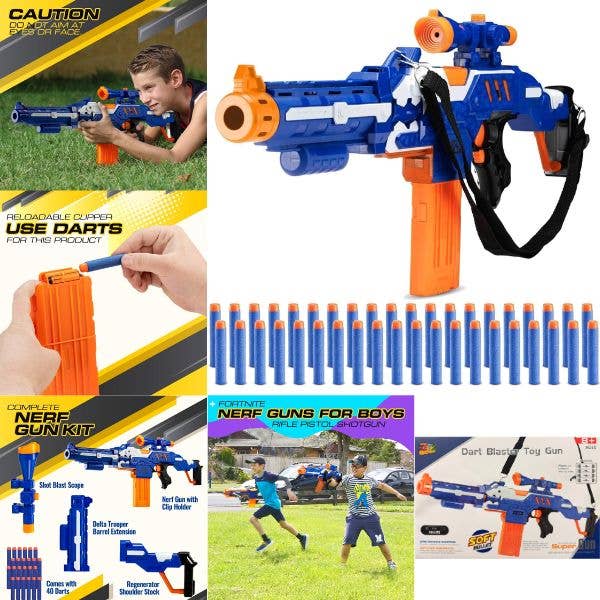 Zetz Brands - The Long Shooter - Premium Electronic Blaster 