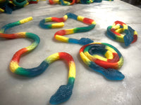 Gummy Rainbow Rattlesnake 🐍 24 Inch Length  1PK