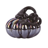 Small Glass Oil Slick Pumpkin