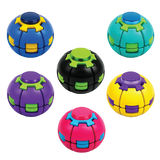 Power Spin Squeeze Fidget Ball Toy Variety - 12/Display