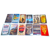 Father's Day Dad Theme Greeting Card Assortment- 12/Pack
