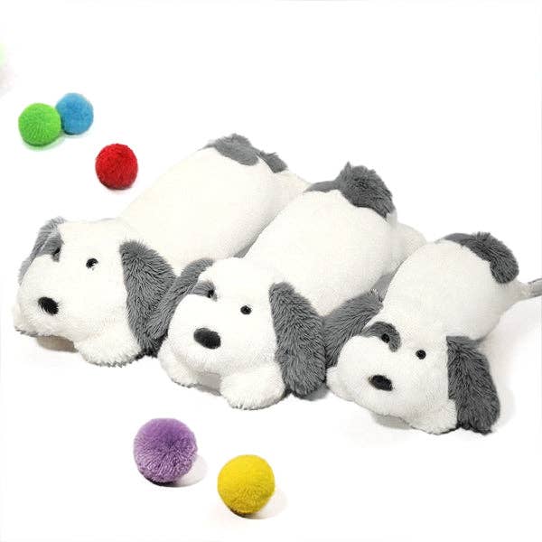 Fluffy Dog Plush Toy Sleeping Pillow (26" / 65 cm & 39" / 100 cm)