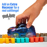 4-Piece Battery-Powered Light-Up Racing Car Set