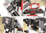 Space 3-in-1 Fighter: Caston, General of Ruin Building Brick Kit (313 Pcs)