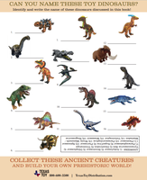 Dinosaurs, Prehistoric Discovery Book from Texas Toy