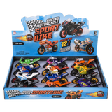 3.5" DIECAST SPORTSBIKE MOTORCYCLE AST.