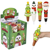 7" CHRISTMAS SQUISH PEN 12CT
