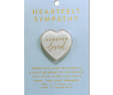 LCP Heart Stone Card Heartfelt Sympathy