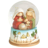 HOLY FAMILY WATER GLOBE 3.5"H