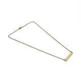 Blank Polished Bar Stainless Steel Necklace: Rainbow