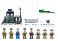 WWII D-Day, The Atlantic Wall Building Brick Kit (765 pcs)
