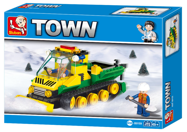 Alpine Snow Compactor Building Brick Kit (150 Pcs)