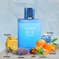 Aquarius Blue Spray Cologne Eau De Toilette For Men