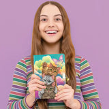 Crystal Art® Secret Diary Kit – Kitten Clouds