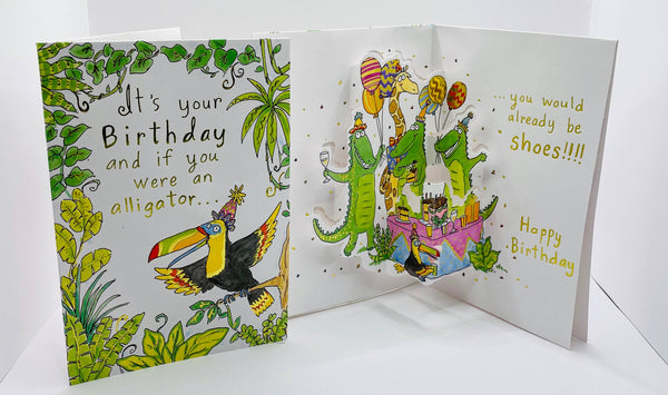 Alligator Pop Up Card