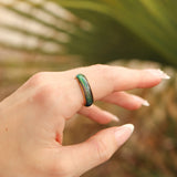 18k Gold PVD Coated Mood Band Stainless Steel Ring