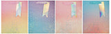 Everyday Gift Bag - Pastel Ombre color with sliver dot