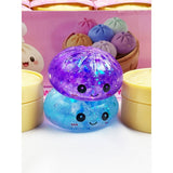 Mini Glittered Maltose Dumpling Squishy with Steamer