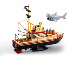 Model Bricks The Great Shark Boat Building Brick Kit 592 pcs