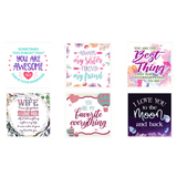 Inspirational Love Glass Block Gift Assortment - 6/Pack