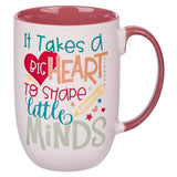 Mug Red Big Heart to Shape Minds