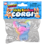 2.75" STICKY RAINBOW CORGI