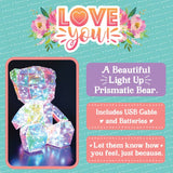 Light-Up Prismatic Bear Keepsake Gift Boxed - Single Item