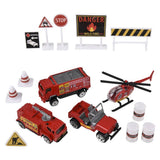 15PC DIE-CAST FIRE FIGHTER PLAY SET