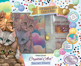 Crystal Art® Secret Diary Kit – Kitten Clouds