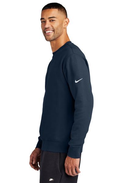 Nike Club Fleece Sleeve Swoosh Crew