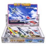 7" F-16 Diecast Jet 6Pc/Display