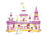 Girl's Dream Magical Castle Building Brick Kit (385 Pcs)