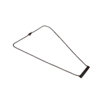 Blank Polished Bar Stainless Steel Necklace: Rainbow