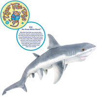 Kiki The Great White Shark | 52 Inch Stuffed Animal Plush