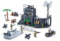 WWII D-Day, The Atlantic Wall Building Brick Kit (765 pcs)