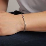 Stainless Steel Figaro Chain Bracelet