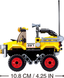 Car Club Offroad Yellow Jeep Building Brick Kit (149 pcs)