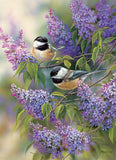 Chickadee Duo (tray) 35pc puzzle
