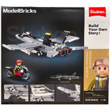 Model F-18 Hornet Fighter Jet Building Brick Kit (628 pcs)